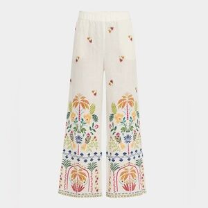 Johnny Was Soller Linen Pant XXL NWT